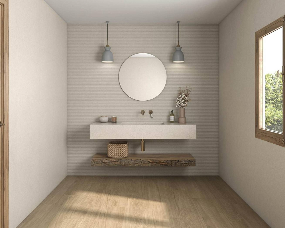 Beige Matt Rect 100x100